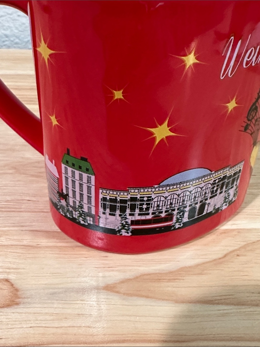 MOHABA Heart Shaped Collectible Mug from Vienna Christmas Market - Picture 10 of 11